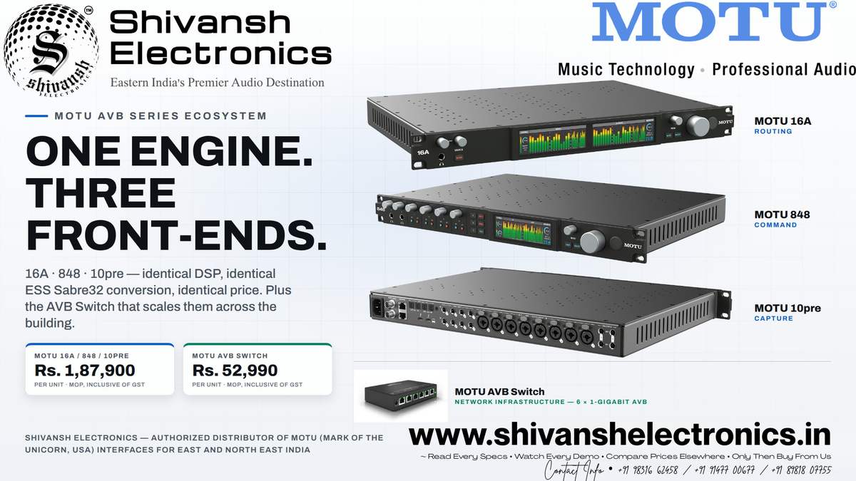 MOTU AVB Ecosystem